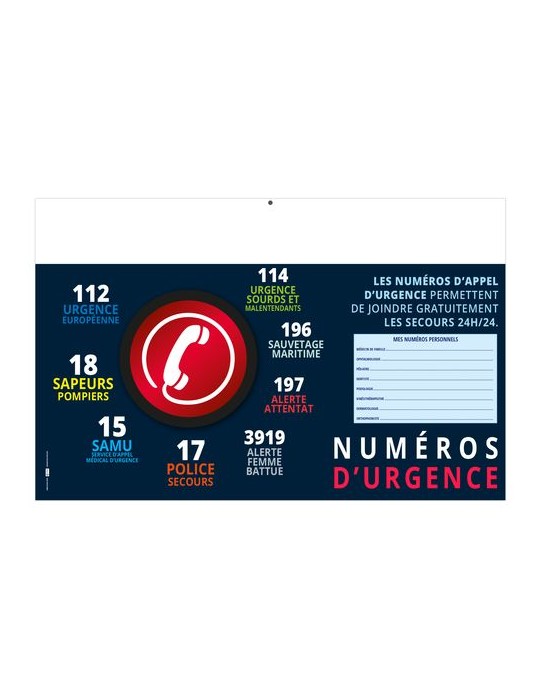 BULLES 2026 - MAXI 650 x 405 mm - LEGER 400G - DOS FRANCE ROUTIERE - SANS MARQUAGE - 1 TROU EN TETE