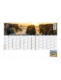 LIBRE CHOIX BRETON 2026 - MAXI 650 x 405 mm - LEGER 400G - DOS CUISINE - SANS MARQUAGE - 1 TROU EN TETE
