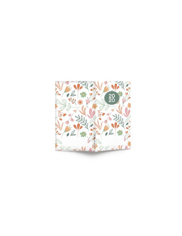 AGENDA ECO POCHE 2026 - THEME DECO-1 - 95 x 165 mm - QUINZAINIER 64 PAGES - COUVERTURE 380g QUADRI PAGES 1 ET 4 - PELLICULAGE BR