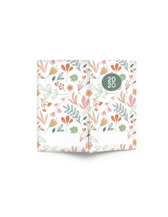 AGENDA ECO POCHE 2026 - THEME DECO-1 - 95 x 165 mm - QUINZAINIER 64 PAGES - COUVERTURE 380g QUADRI PAGES 1 ET 4 - PELLICULAGE BR