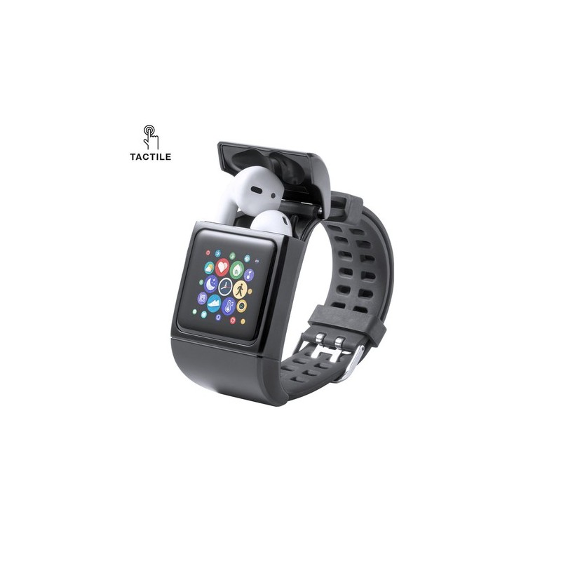 Montre Personnalisée Intelligente Pinsir Matières : TPU Couleurs : noir personnalisable avec votre logo