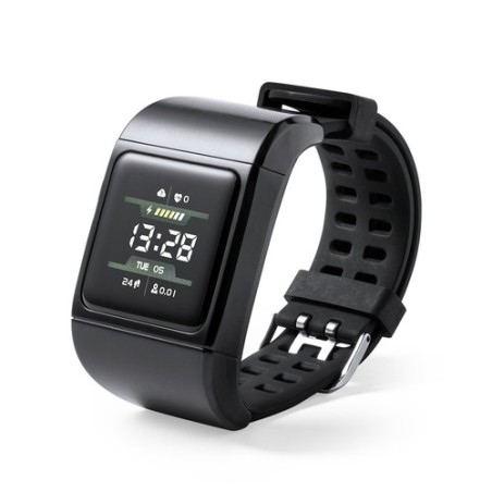 Montre Personnalisée Intelligente Pinsir Matières : TPU Couleurs : noir cadeau entreprise pas cher