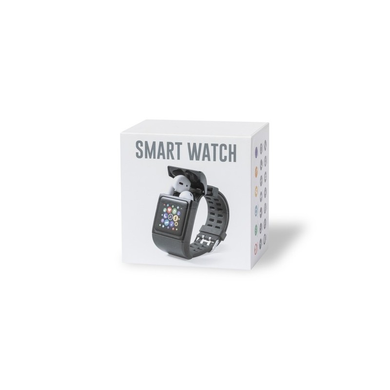 Montre Personnalisée Intelligente Pinsir Matières : TPU Couleurs : noir objet promotionnel éco-responsable
