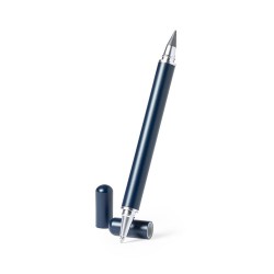 Stylo Bille Personnalisé Pratique Éternel Holwick Matières : métal Couleurs : bleu marine objet promotionnel éco-responsable