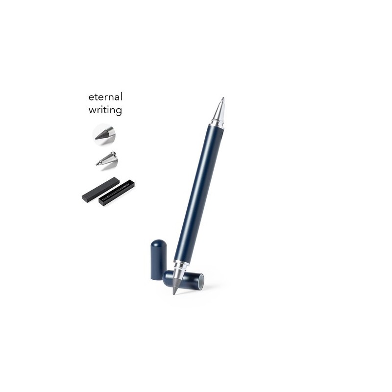 Stylo Bille Personnalisé Pratique Éternel Holwick Matières : métal Couleurs : noir impression haute définition