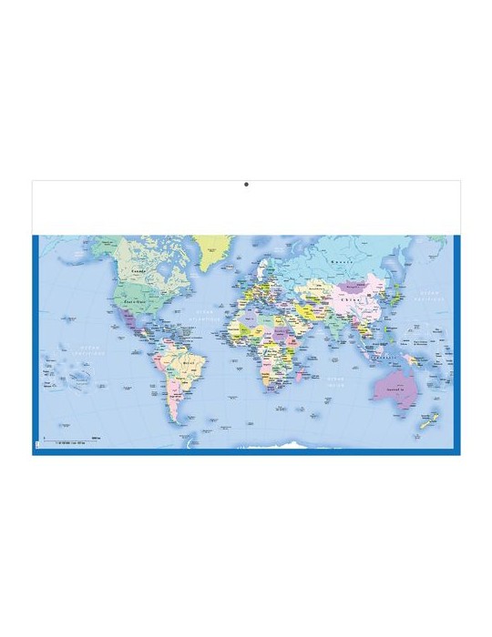 ART DE LA RUE 2026 - MAXI 650 x 405 mm - LEGER 400G - DOS MONDE - SANS MARQUAGE - 1 TROU EN TETE