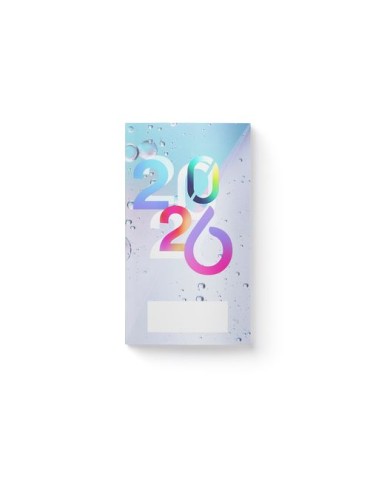 AGENDA ECO POCHE 2026 - THEME BUSINESS-1 - 95 x 165 mm - QUINZAINIER 64 PAGES - COUVERTURE 380g QUADRI PAGES 1 ET 4 - PELLICULAG