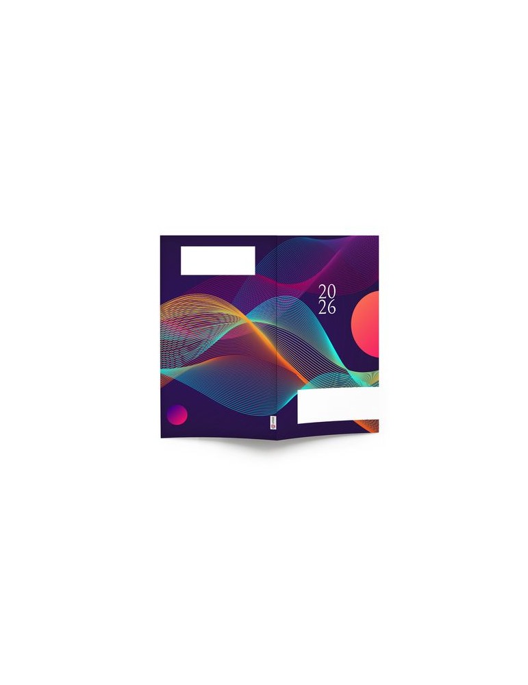 AGENDA ECO POCHE 2026 - THEME BUSINESS-1 - 95 x 165 mm - QUINZAINIER 64 PAGES - COUVERTURE 380g QUADRI PAGES 1 ET 4 - PELLICULAG