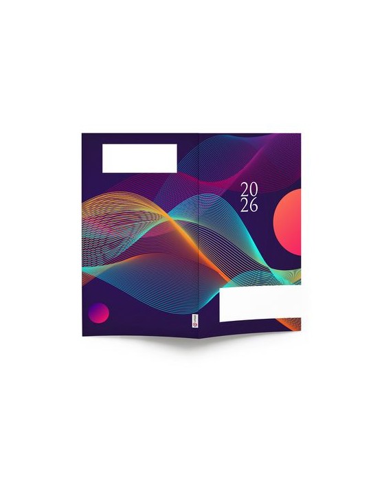 AGENDA ECO POCHE 2026 - THEME BUSINESS-1 - 95 x 165 mm - QUINZAINIER 64 PAGES - COUVERTURE 380g QUADRI PAGES 1 ET 4 - PELLICULAG