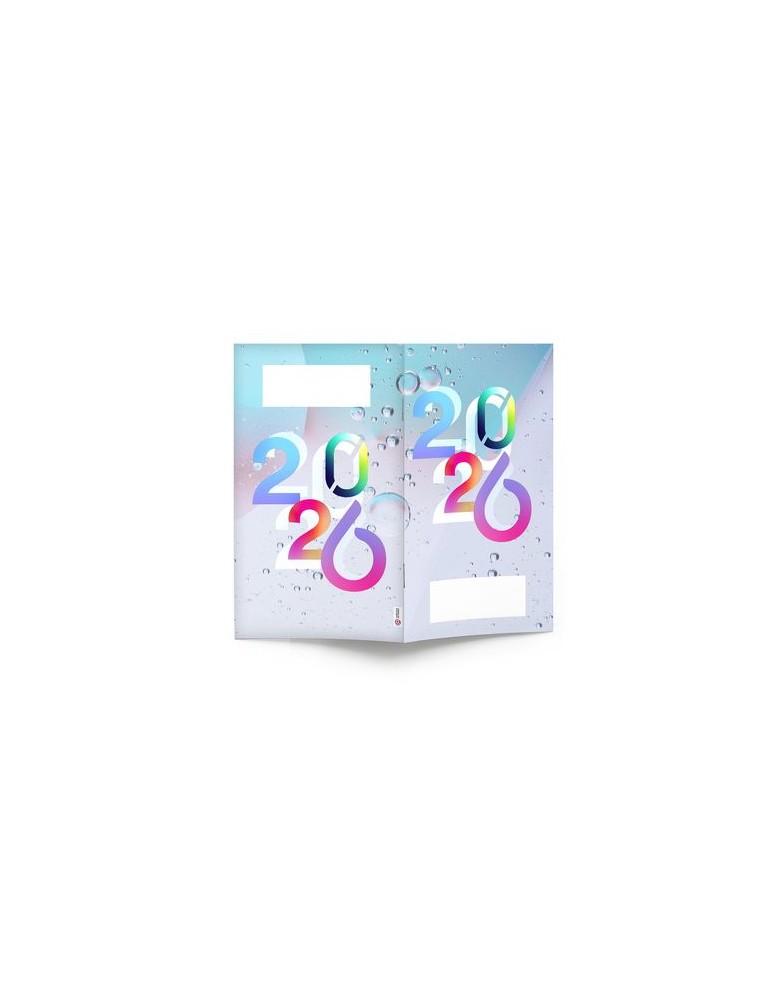 AGENDA ECO POCHE 2026 - THEME BUSINESS-1 - 95 x 165 mm - QUINZAINIER 64 PAGES - COUVERTURE 380g QUADRI PAGES 1 ET 4 - PELLICULAG
