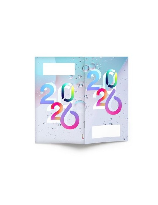 AGENDA ECO POCHE 2026 - THEME BUSINESS-1 - 95 x 165 mm - QUINZAINIER 64 PAGES - COUVERTURE 380g QUADRI PAGES 1 ET 4 - PELLICULAG