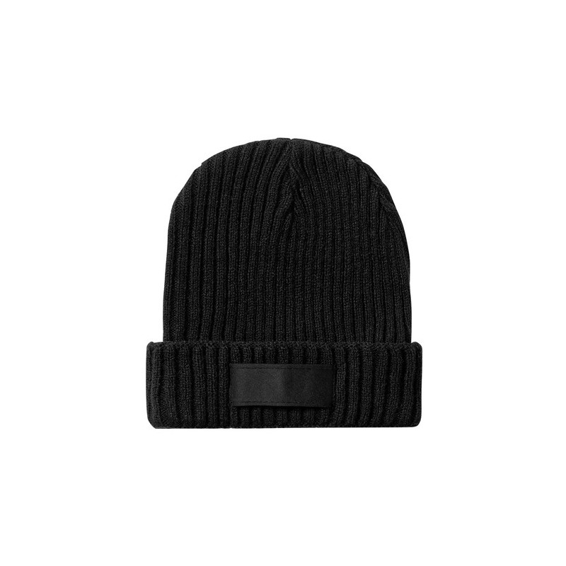 Bonnet Personnalisé Confortable et Stylé Selsoker Matières : acrylique Couleurs : noir
