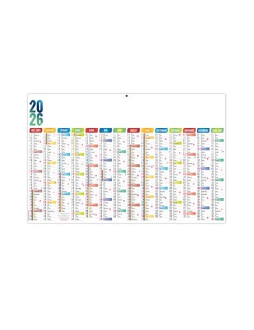 CASIMIR 2026 - MAXI 650 x 405 mm - CC REMBORDE - DOS CUISINE - SANS MARQUAGE - 1 TROU EN TETE marquage laser ultra précis