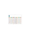 CASIMIR 2026 - MAXI 650 x 405 mm - CC REMBORDE - DOS CUISINE - SANS MARQUAGE - 1 TROU EN TETE cadeau collaborateur premium