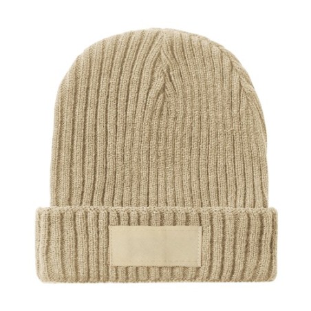 Bonnet Personnalisé Confortable et Stylé Selsoker Matières : acrylique Couleurs : naturel goodies publicitaire événementiel