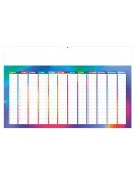 TROPIC 2026 - MAXI 650 x 405 mm - LEGER 400G - DOS BLANC - SANS MARQUAGE - 1 TROU EN TETE cadeau entreprise pas cher