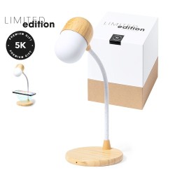 Lampe Personnalisée Multifonction Lars - Objets Publicitaires Matières : bambou