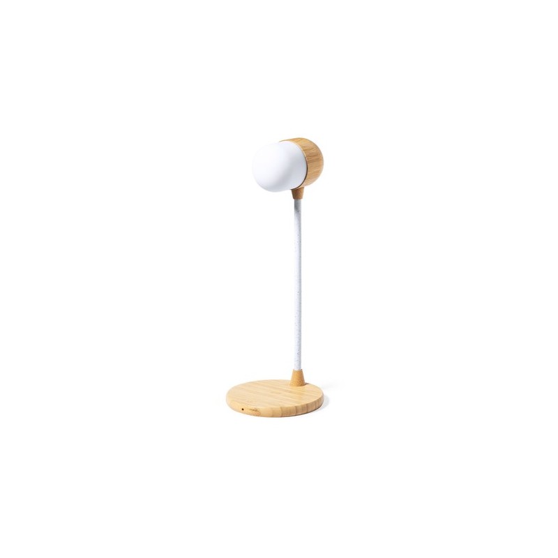 Lampe Personnalisée Multifonction Lars - Objets Publicitaires Matières : bambou personnalisable avec votre logo