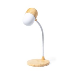 Lampe Personnalisée Multifonction Lars - Objets Publicitaires Matières : bambou goodies publicitaire événementiel