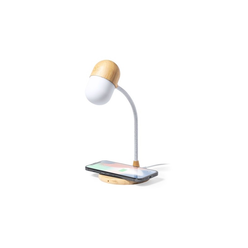 Lampe Personnalisée Multifonction Lars - Objets Publicitaires Matières : bambou impression haute définition