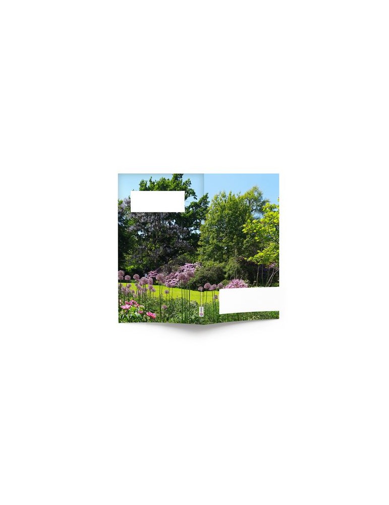 AGENDA ECO POCHE 2026 - THEME JARDIN-1 - 95 x 165 mm - QUINZAINIER 64 PAGES - COUVERTURE 380g QUADRI PAGES 1 ET 4 - PELLICULAGE 