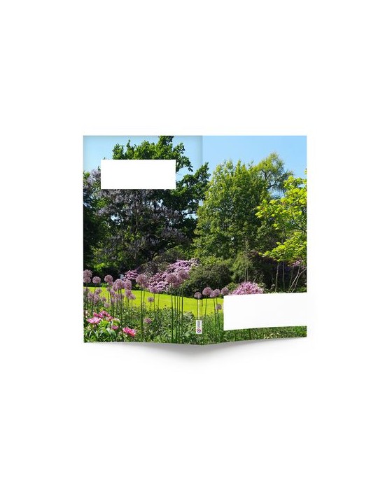 AGENDA ECO POCHE 2026 - THEME JARDIN-1 - 95 x 165 mm - QUINZAINIER 64 PAGES - COUVERTURE 380g QUADRI PAGES 1 ET 4 - PELLICULAGE 