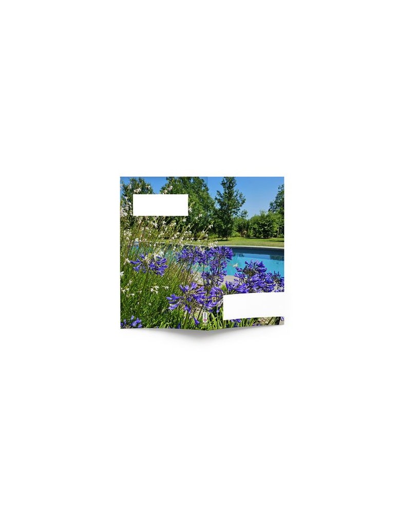AGENDA ECO POCHE 2026 - THEME JARDIN-1 - 95 x 165 mm - QUINZAINIER 64 PAGES - COUVERTURE 380g QUADRI PAGES 1 ET 4 - PELLICULAGE 