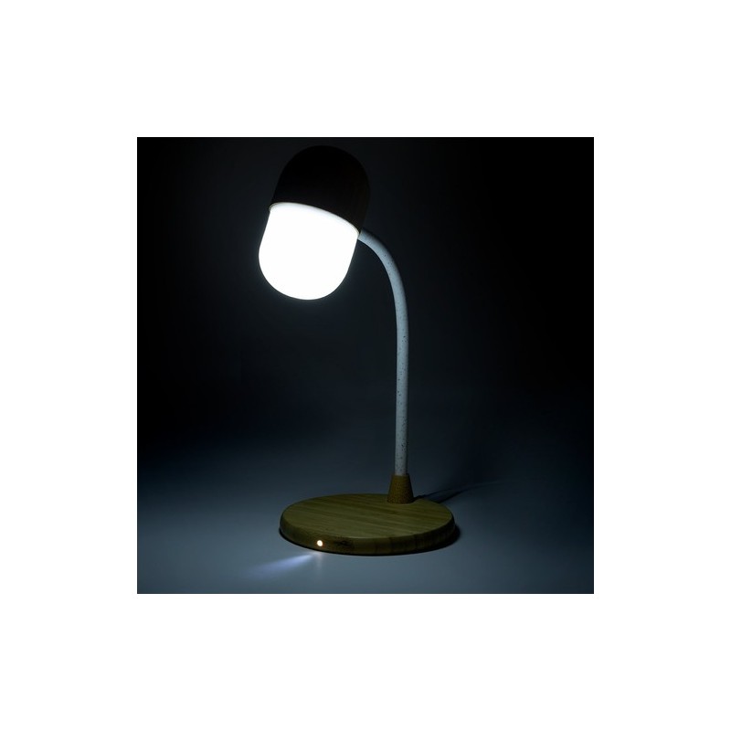 Lampe Personnalisée Multifonction Lars - Objets Publicitaires Matières : bambou goodies entreprise design