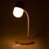 Lampe Personnalisée Multifonction Lars - Objets Publicitaires Matières : bambou cadeau client original