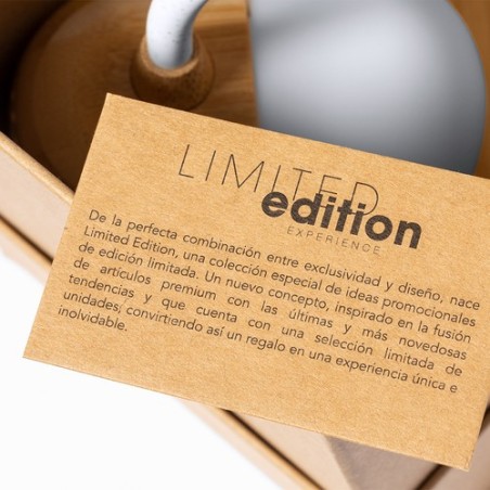 Lampe Personnalisée Multifonction Lars - Objets Publicitaires Matières : bambou marquage couleur éclatante