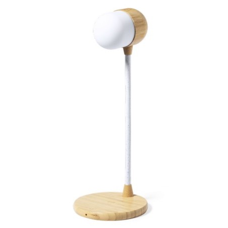 Lampe Personnalisée Multifonction Lars - Objets Publicitaires Matières : bambou personnalisation sur mesure