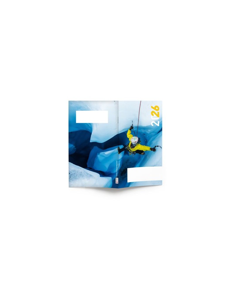 AGENDA ECO POCHE 2026 - THEME EXTREME-1 - 95 x 165 mm - QUINZAINIER 64 PAGES - COUVERTURE 380g QUADRI PAGES 1 ET 4 - PELLICULAGE
