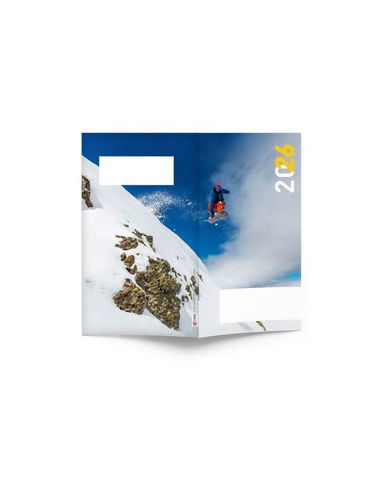 AGENDA ECO POCHE 2026 - THEME EXTREME-1 - 95 x 165 mm - QUINZAINIER 64 PAGES - COUVERTURE 380g QUADRI PAGES 1 ET 4 - PELLICULAGE