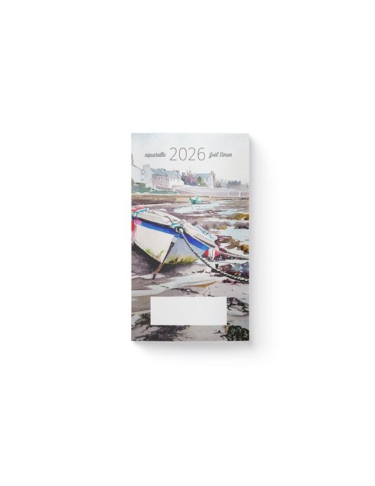AGENDA ECO POCHE 2026 - THEME BLEU DE MER-1 - 95 x 165 mm - QUINZAINIER 64 PAGES - COUVERTURE 380g QUADRI PAGES 1 ET 4 - PELLICU