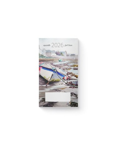 AGENDA ECO POCHE 2026 - THEME BLEU DE MER-1 - 95 x 165 mm - QUINZAINIER 64 PAGES - COUVERTURE 380g QUADRI PAGES 1 ET 4 - PELLICU 2