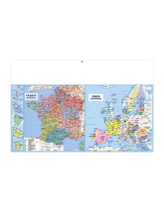 LIBRE CHOIX NORMAND 2026 - MAXI 650 x 405 mm - LEGER 400G - DOS CUISINE - SANS MARQUAGE - 1 TROU EN TETE