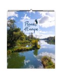 FLEUVES D'EUROPE 2026 - SMALL 330 x 400 mm - MARQUAGE 1 COULEUR - RELIURE BAGUETTE