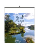 FLEUVES D'EUROPE 2026 - SMALL 330 x 400 mm - MARQUAGE 1 COULEUR - RELIURE BAGUETTE objet promotionnel éco-responsable