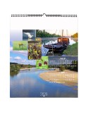 FLEUVES D'EUROPE 2026 - SMALL 330 x 400 mm - MARQUAGE 1 COULEUR - RELIURE BAGUETTE objet publicitaire robuste