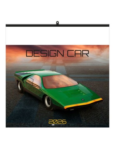DESIGN CAR 2026 - SMALL 330 x 330 mm - MARQUAGE 1 COULEUR - RELIURE BAGUETTE marquage laser ultra précis