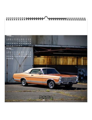 DESIGN CAR 2026 - SMALL 330 x 330 mm - MARQUAGE 1 COULEUR - RELIURE BAGUETTE goodies entreprise design