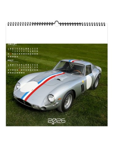DESIGN CAR 2026 - SMALL 330 x 330 mm - MARQUAGE 1 COULEUR - RELIURE BAGUETTE objet publicitaire robuste