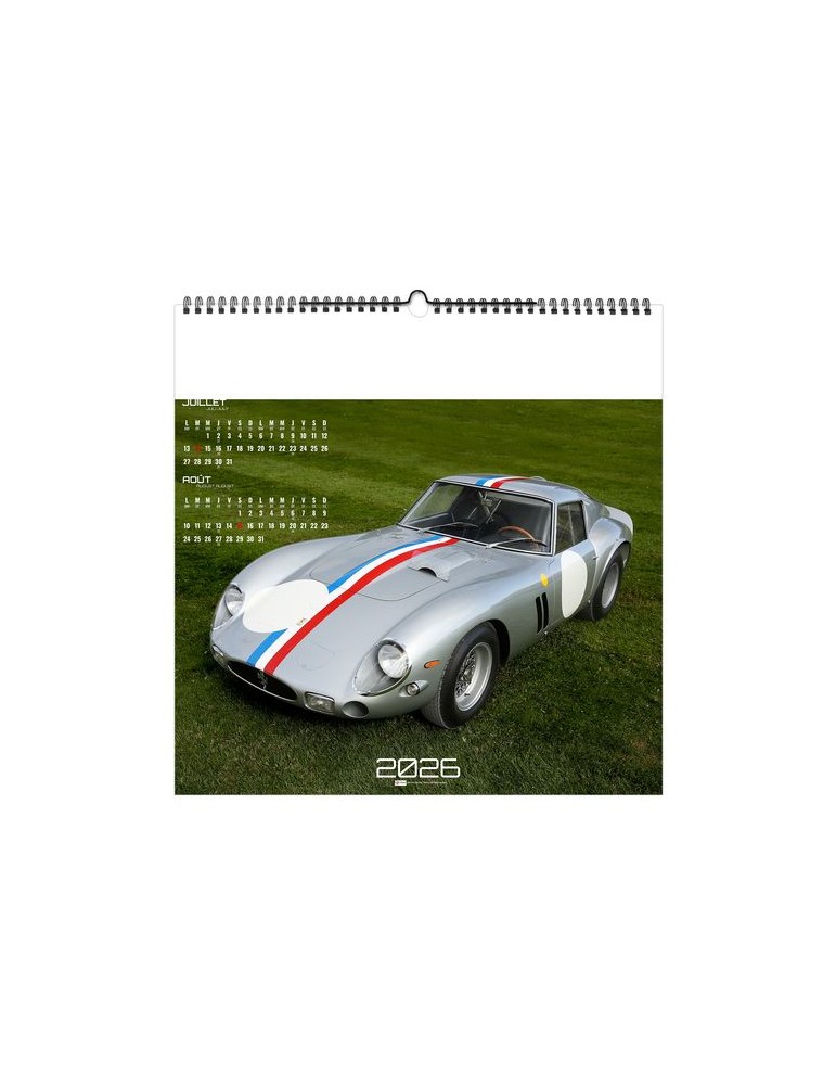 DESIGN CAR 2026 - SMALL 330 x 330 mm - MARQUAGE 1 COULEUR - RELIURE BAGUETTE