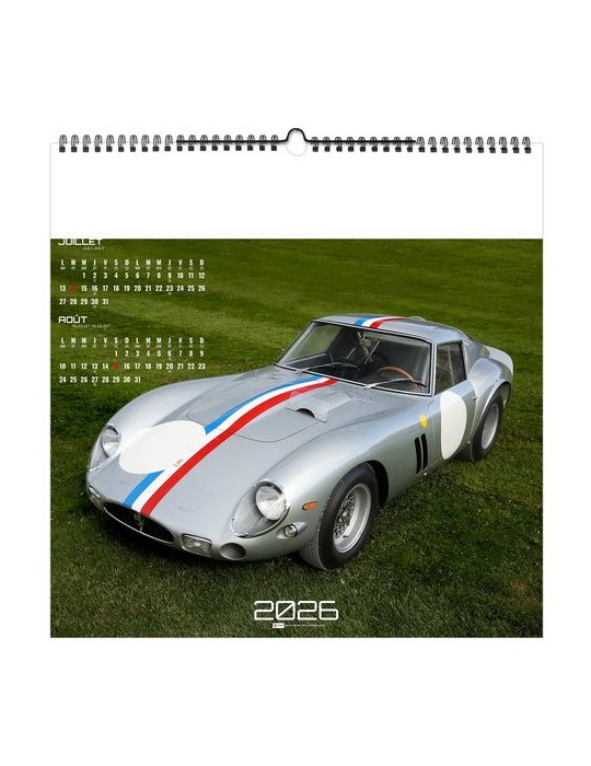 DESIGN CAR 2026 - SMALL 330 x 330 mm - MARQUAGE 1 COULEUR - RELIURE BAGUETTE