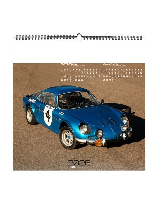 DESIGN CAR 2026 - SMALL 330 x 330 mm - MARQUAGE 1 COULEUR - RELIURE BAGUETTE