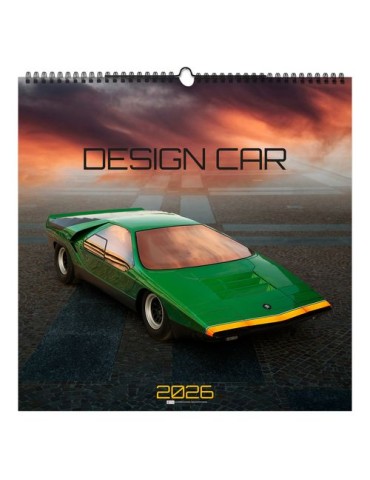 DESIGN CAR 2026 - SMALL 330 x 330 mm - MARQUAGE 1 COULEUR - RELIURE BAGUETTE 2