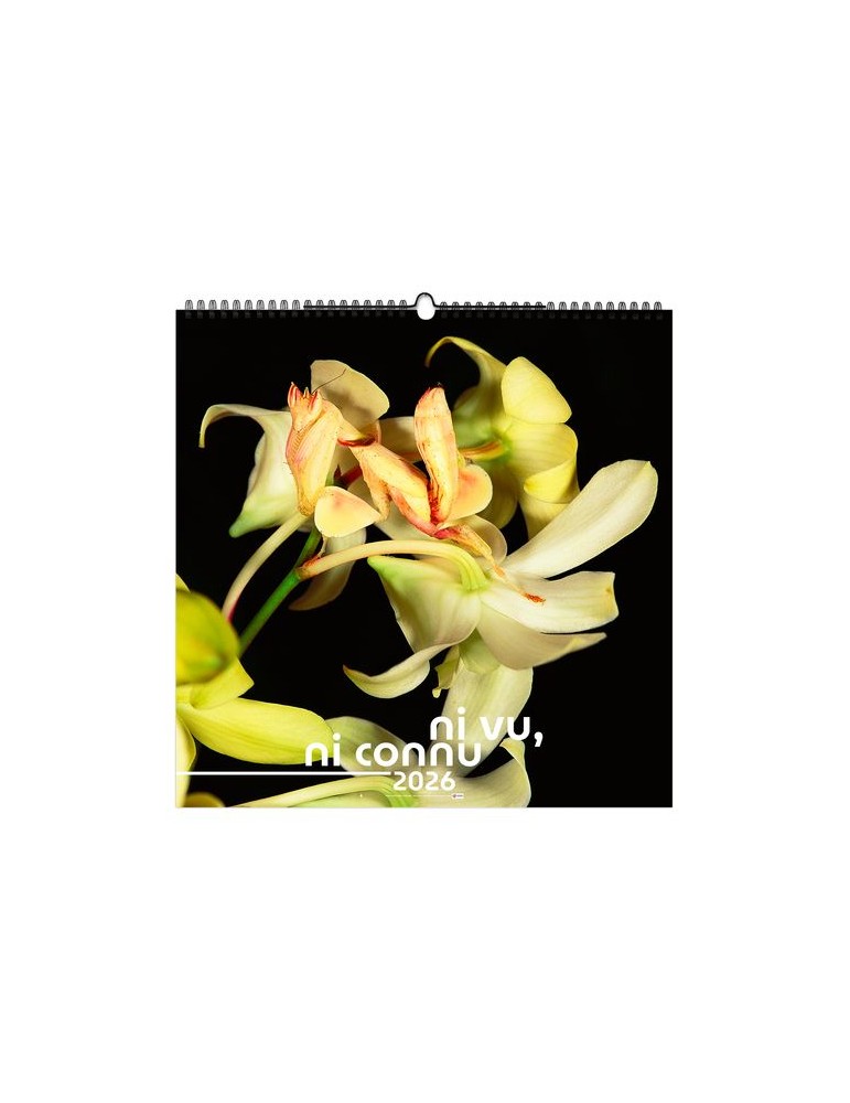 NI VU, NI CONNU 2026 - SMALL 330 x 330 mm - MARQUAGE 1 COULEUR - RELIURE BAGUETTE