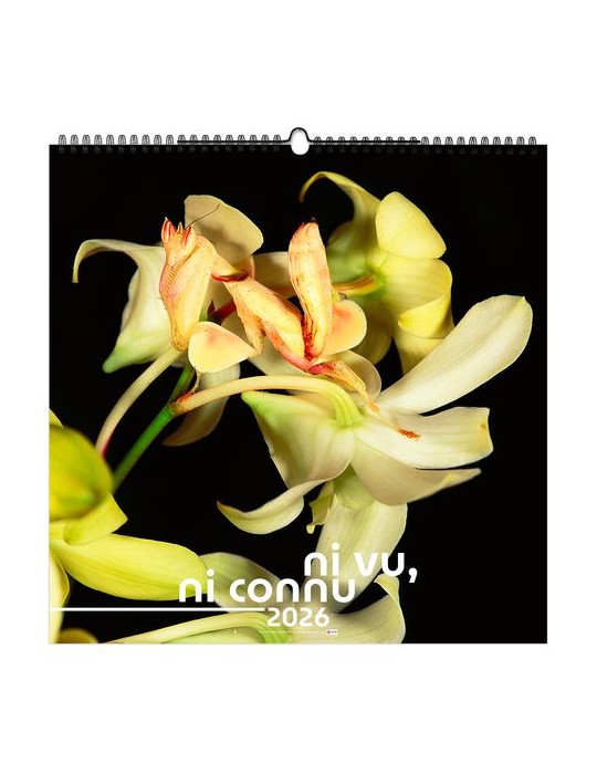 NI VU, NI CONNU 2026 - SMALL 330 x 330 mm - MARQUAGE 1 COULEUR - RELIURE BAGUETTE