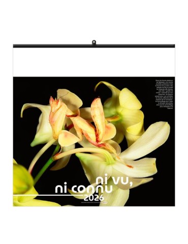 NI VU, NI CONNU 2026 - SMALL 330 x 330 mm - MARQUAGE 1 COULEUR - RELIURE BAGUETTE objet promotionnel éco-responsable