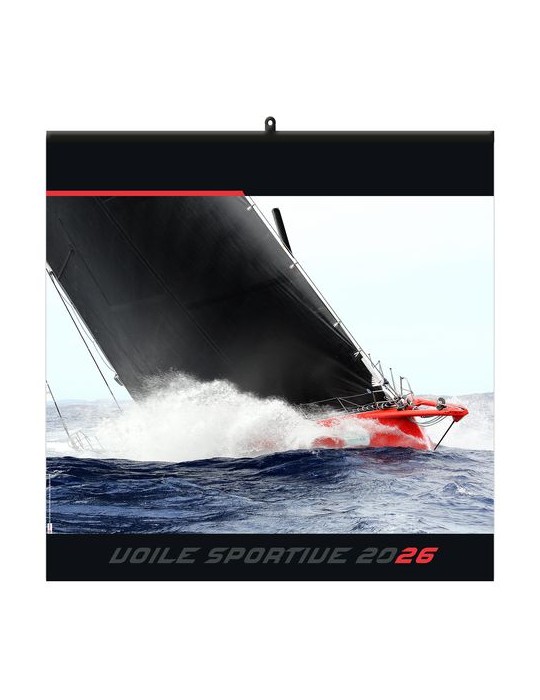 VOILE SPORTIVE 2026 - SMALL 330 x 330 mm - MARQUAGE 1 COULEUR - RELIURE BAGUETTE